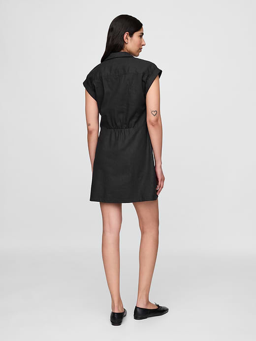 Gap Linen-Blend Shirtdress — photo 3