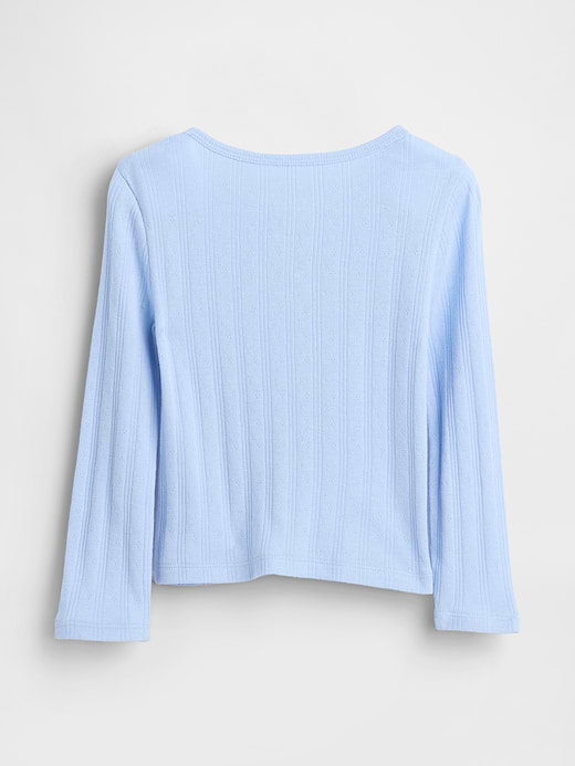 Gap Baby & Toddler Pointelle Bow Top — photo 3