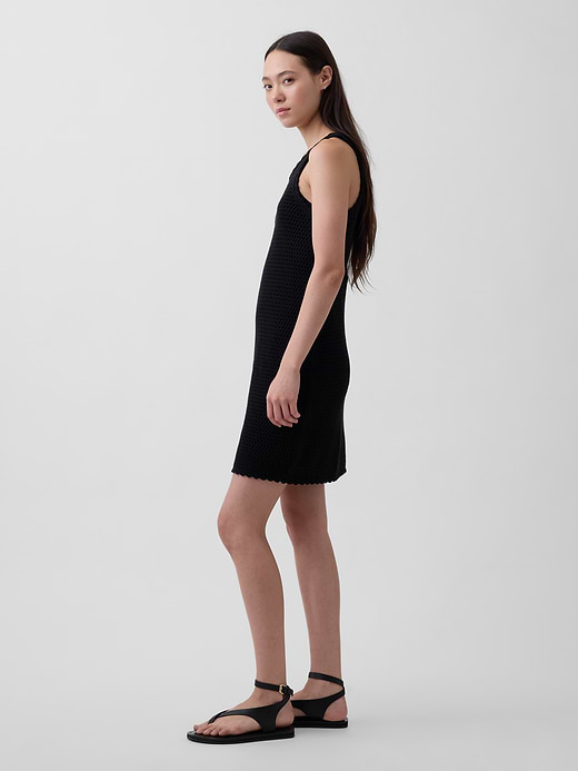 Gap 100% Cotton Crochet Mini Dress — photo 4