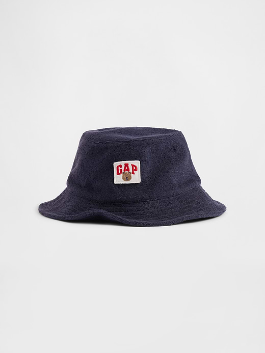 Gap Baby & Toddler Towel Terry Logo Bucket Hat — photo 1