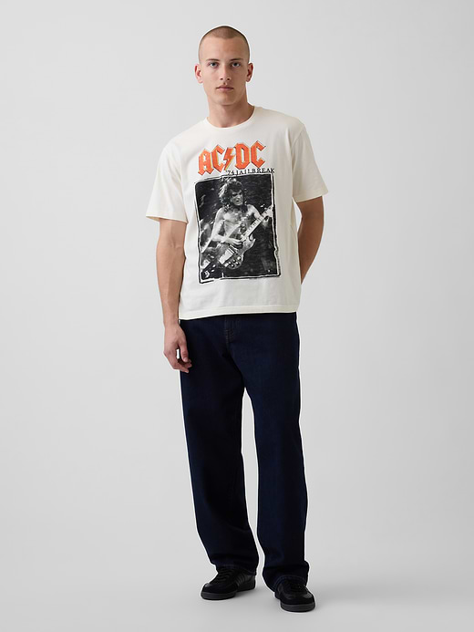 Gap AC/DC Relaxed Graphic T-Shirt — photo 3