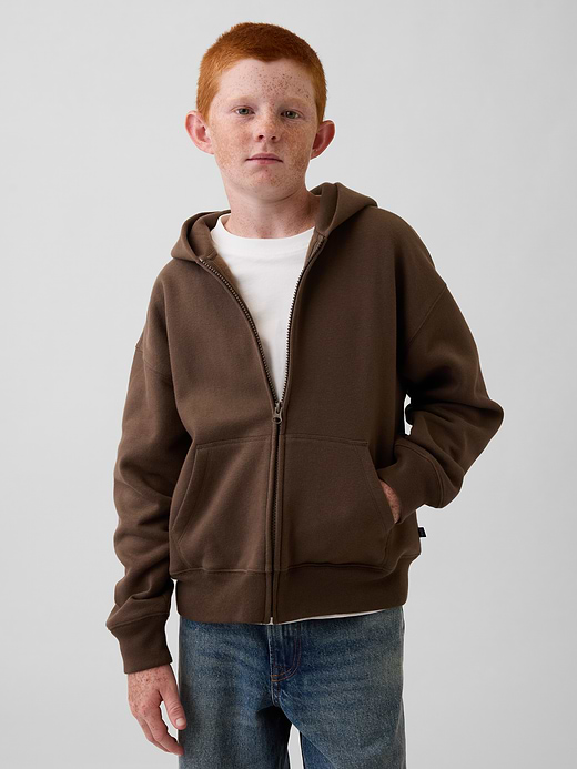 Gap Kids VintageSoft Relaxed Zip Hoodie — photo 1