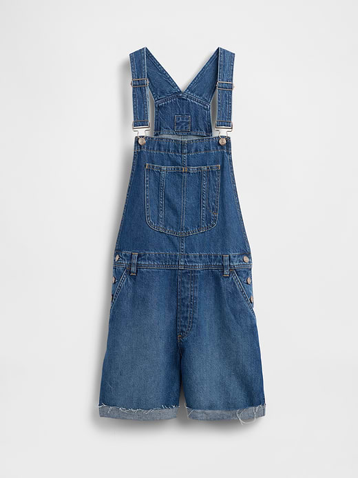 Gap '90s Loose Denim Shortalls — photo 6