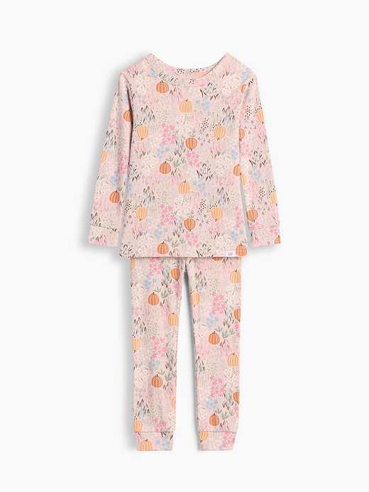 Gap Kids & Baby Organic Brushed Cotton Glow-In-The-Dark Skeleton PJ Set — photo 1