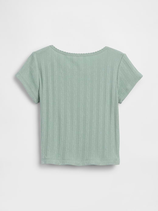 Gap Baby & Toddler Pointelle Rib T-Shirt — photo 3