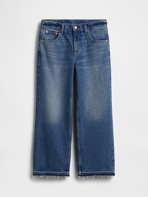 Gap Low Slung Relaxed Crop Jeans — photo 7