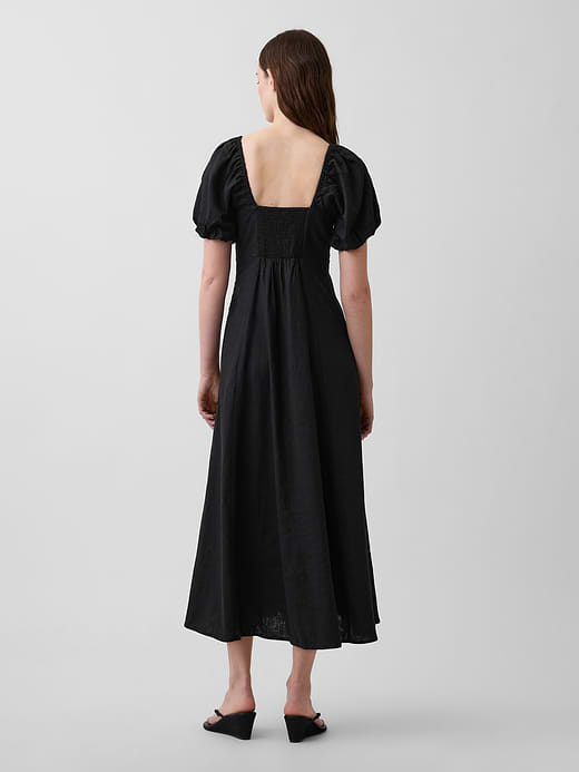 Gap Linen-Blend Empire Waist Maxi Dress — photo 3