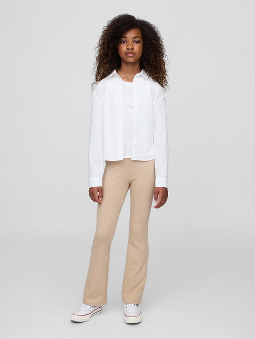 Gap Kids Uniform Ponte Easy Flare Pants — photo 1