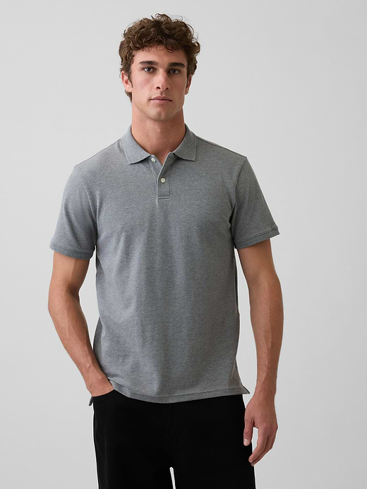 Gap Pique Polo Shirt — photo 1