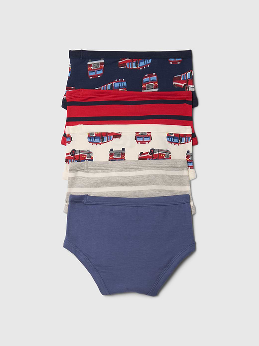 Gap Toddler Organic Stretch Cotton Boxer Briefs (5-Pack) — photo 3
