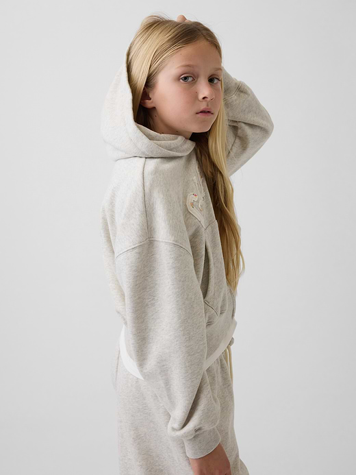 Gap Kids VintageSoft Oversized Logo Zip Hoodie — photo 4
