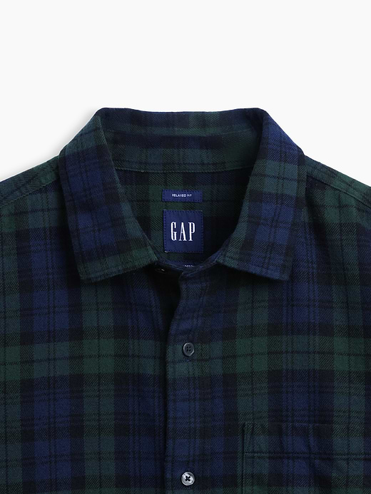Gap Relaxed Flannel Shirt — photo 5