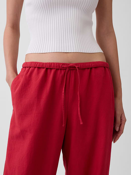 Gap Linen-Blend Easy Wide-Leg Pants — photo 6