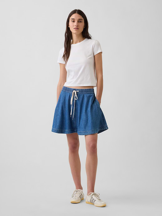 Gap UltraSoft Denim Easy Mini Skirt — photo 1