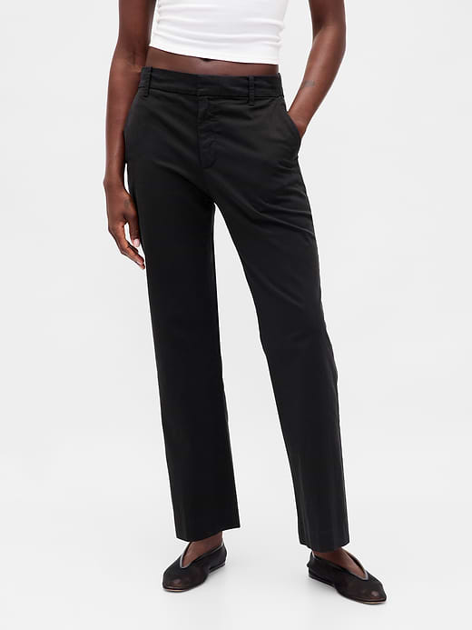 Gap Mid Rise Khakis — photo 3