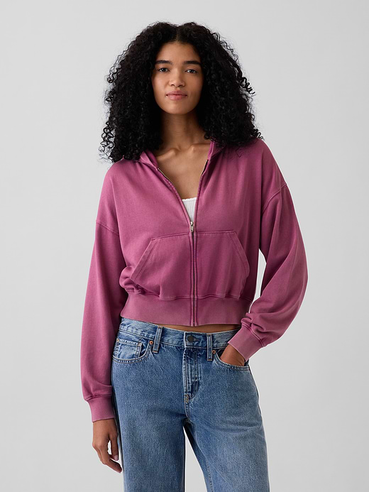 Gap VintageSoft Terry Zip Hoodie — photo 1