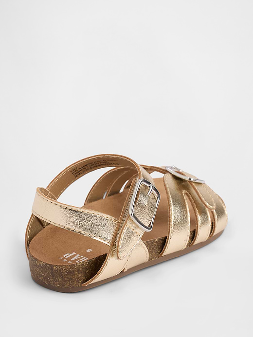 Gap Toddler Metallic Strap Sandals — photo 4