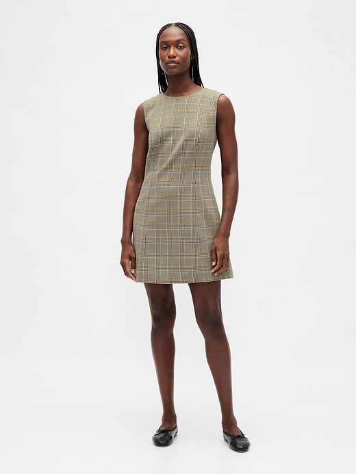 Gap High-Neck Mini Shift Dress — photo 1