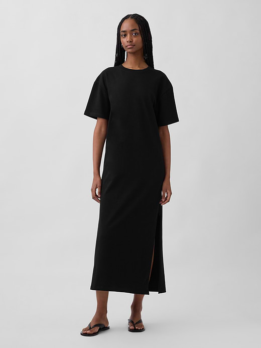Gap Heavyweight Oversized Maxi T-Shirt Dress — photo 1