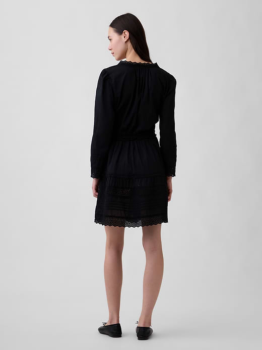 Gap Lace-Trim Mini Dress — photo 3