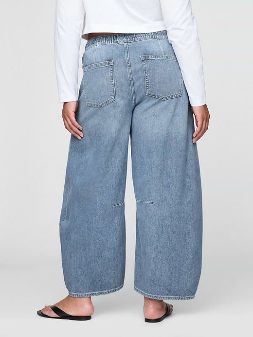 Gap Mid Rise UltraSoft Easy Horseshoe Jeans — photo 7