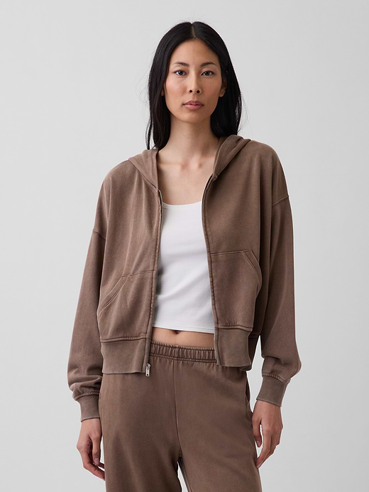 Gap VintageSoft Terry Zip Hoodie — photo 8