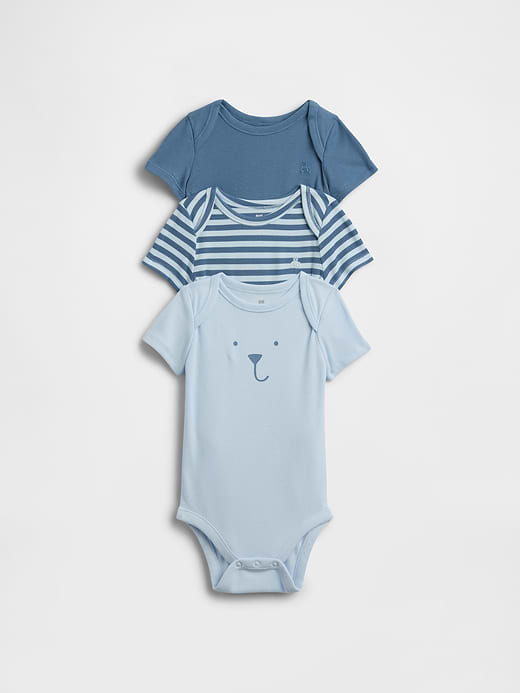 Gap Baby First Favorites JerseySoft Bodysuit (3-Pack) — photo 1
