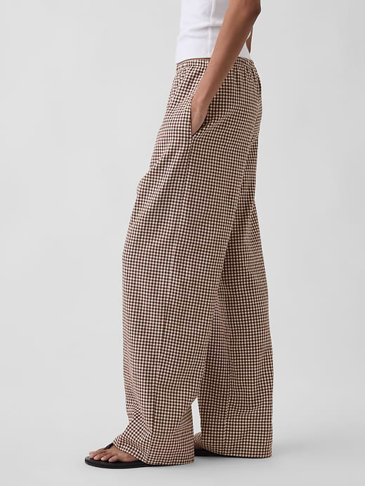 Gap Linen-Blend Easy Wide-Leg Pants — photo 4