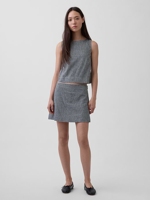 Gap Linen-Blend Mini Skort — photo 1
