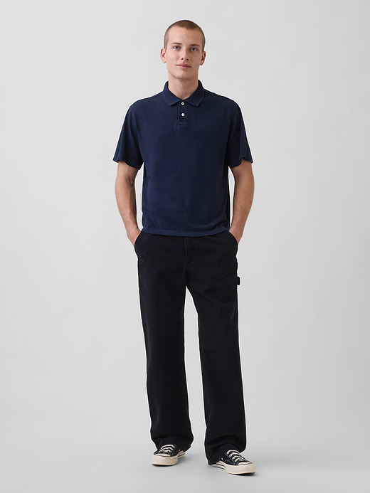 Gap Relaxed Pique Polo — photo 3
