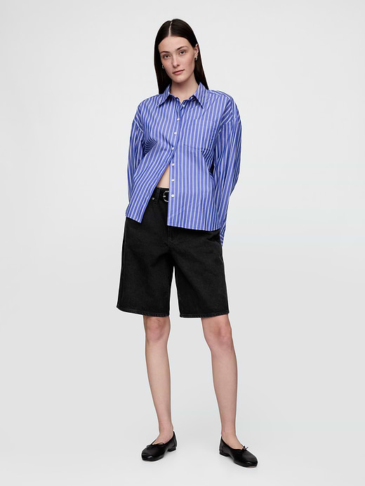 Gap 11" Mid Rise Longline Denim Shorts — photo 1