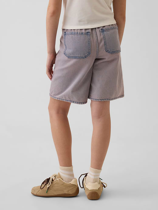 Gap Kids Low Rise Easy Longline Denim Shorts — photo 5