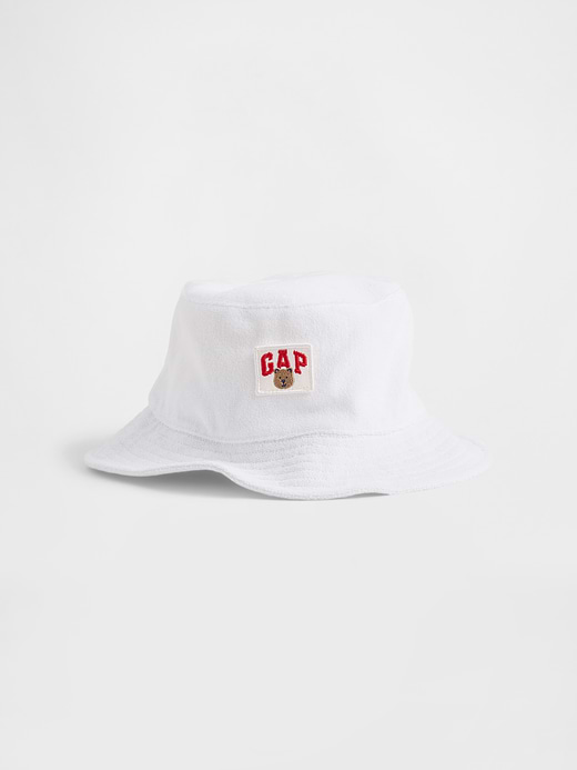 Gap Baby & Toddler Towel Terry Logo Bucket Hat — photo 1
