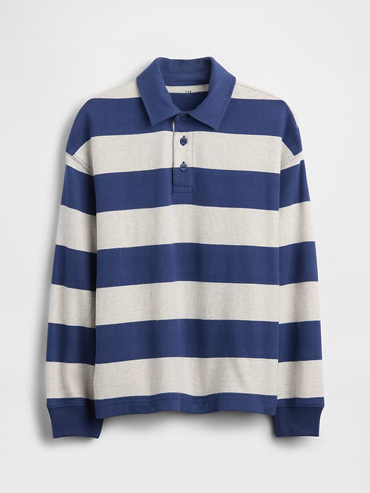 Gap Kids Heavyweight Relaxed Polo Shirt — photo 1
