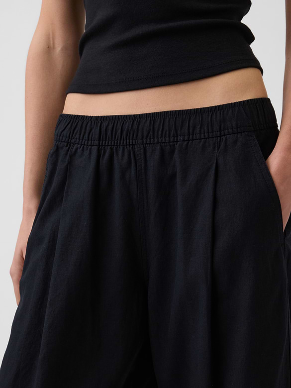 Gap Linen-Blend Easy Barrel Pants — photo 8