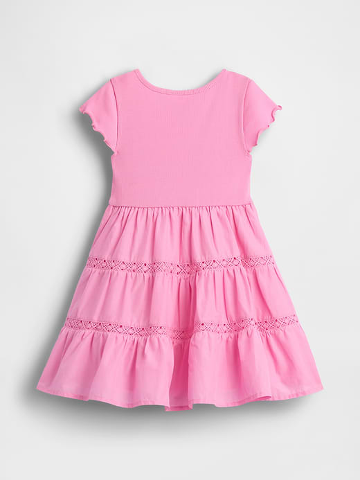 Gap Baby & Toddler Tiered Lace-Trim Dress — photo 4