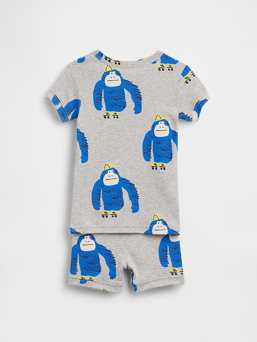 Gap Baby & Toddler Organic Brushed Cotton Gorilla PJ Short Set — photo 3