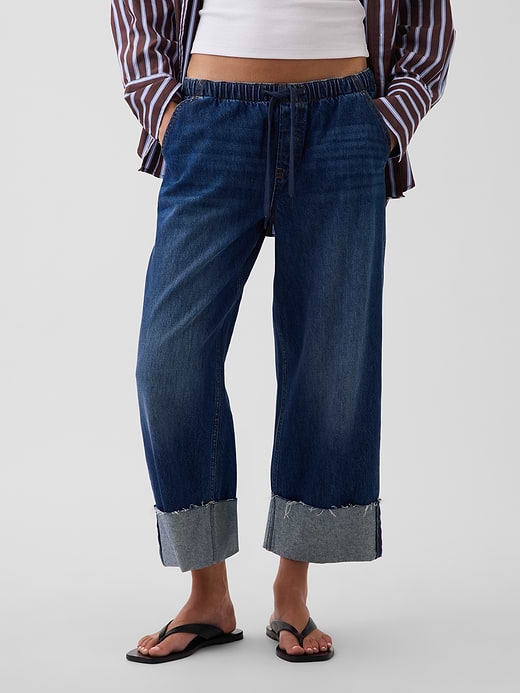 Gap Low Rise '90s Loose Easy Crop Jeans — photo 3