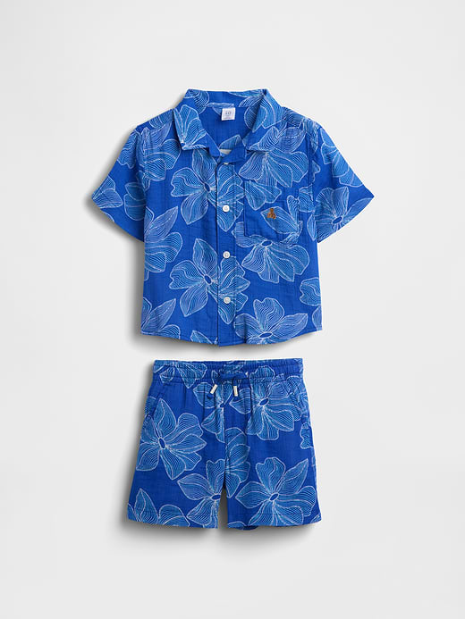 Gap Baby & Toddler Cotton Gauze Floral Outfit Set — photo 3