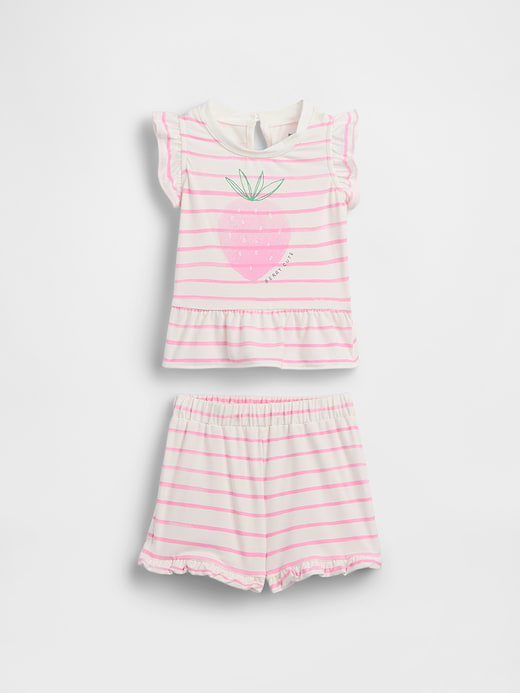 Gap Baby First Favorites JerseySoft Strawberry Outfit Set — photo 1