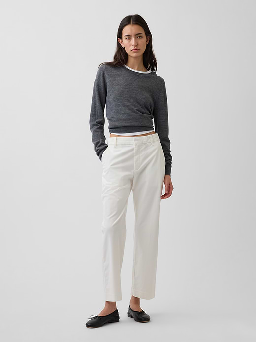 Gap Mid Rise Khakis — photo 1