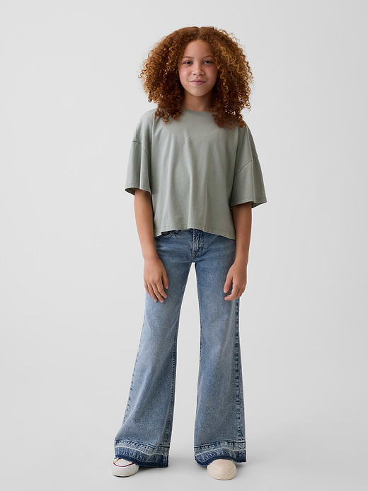 Gap Kids Low Rise Relaxed Flare Jeans — photo 1