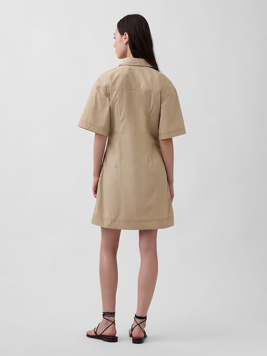 Gap Poplin Mini Shirtdress — photo 3
