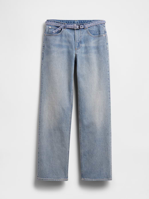 Gap Mid Rise Relaxed Straight Jeans — photo 6