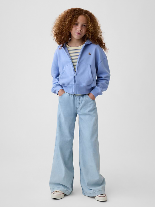 Gap Kids VintageSoft Oversized Logo Zip Hoodie — photo 3