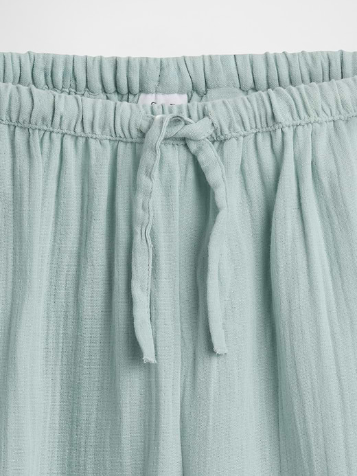 Gap Kids Cotton Gauze Wide-Leg Pants — photo 6