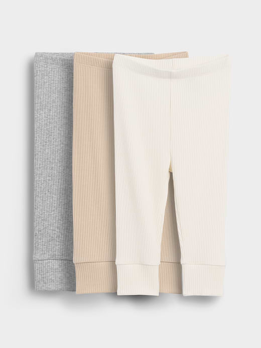 Gap Baby First Favorites TinyRib Pants (3-Pack) — photo 1