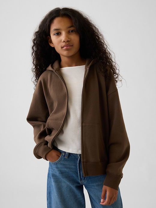 Gap Kids VintageSoft Relaxed Zip Hoodie — photo 3