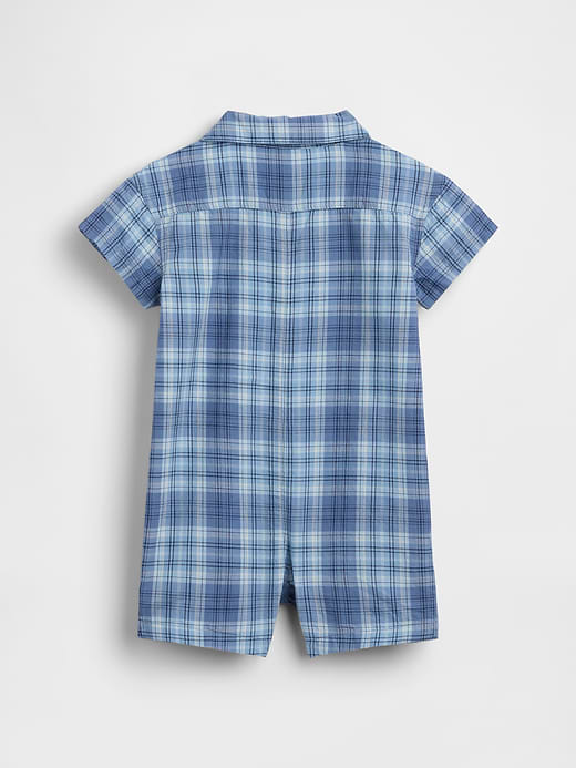 Gap Baby Plaid Shorty One-Piece — photo 3