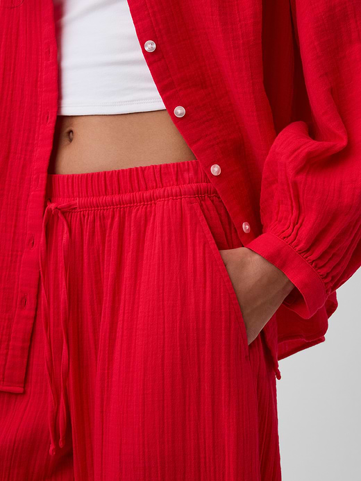 Gap Cotton Gauze Easy Joggers — photo 8